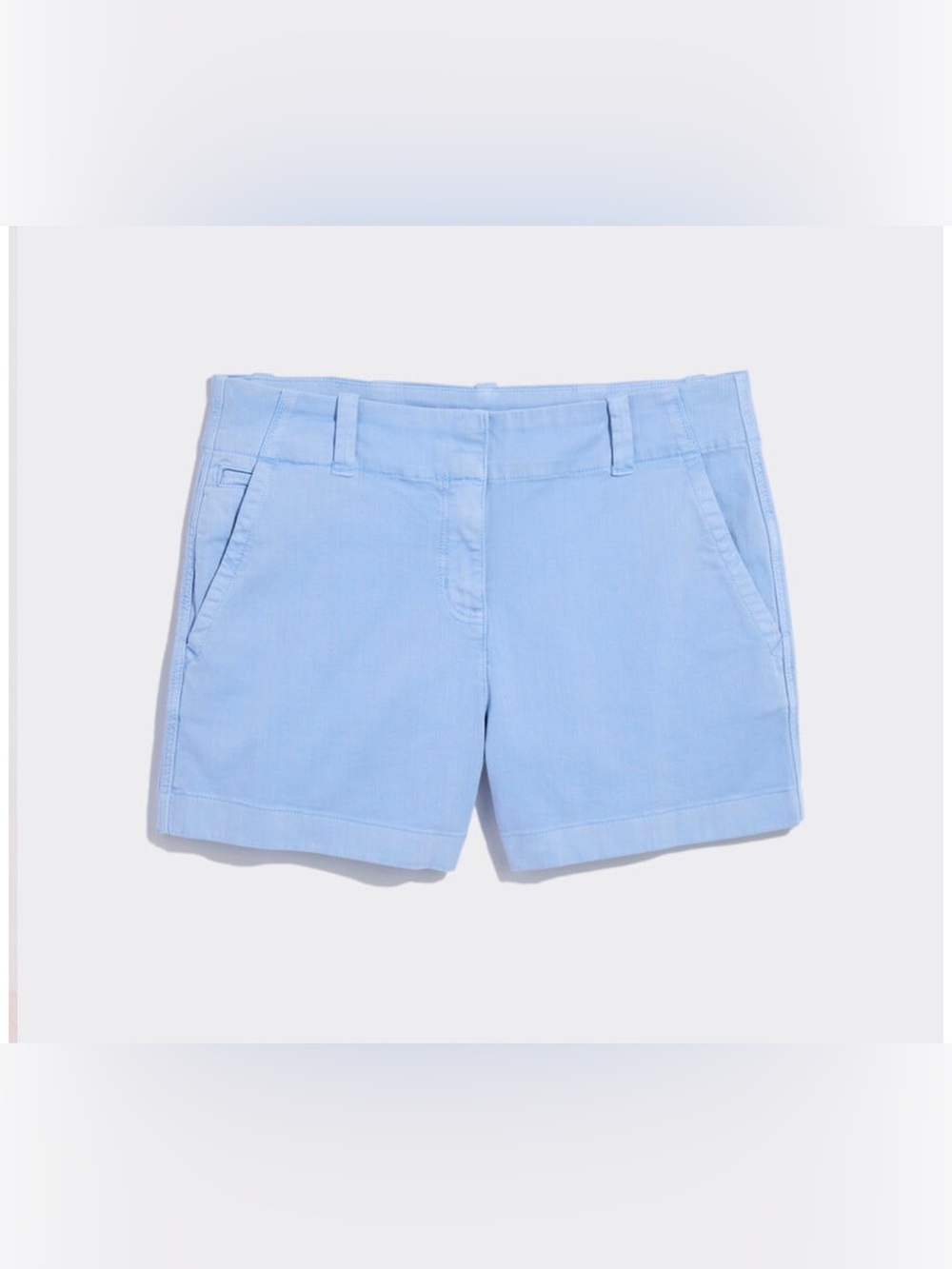 Vineyard Vines Light Blue High-Waist Cotton Shorts